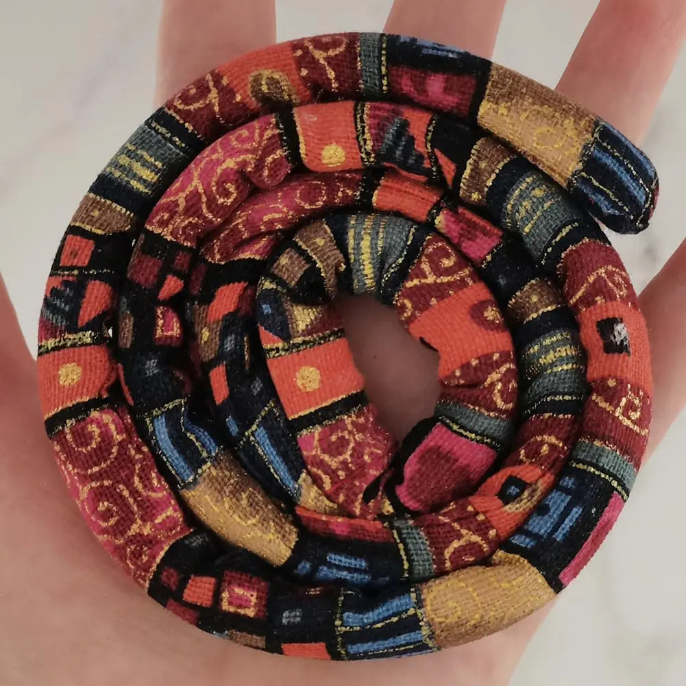Ethnic Style Colored Spiral Braid Bendable Hair Accessory