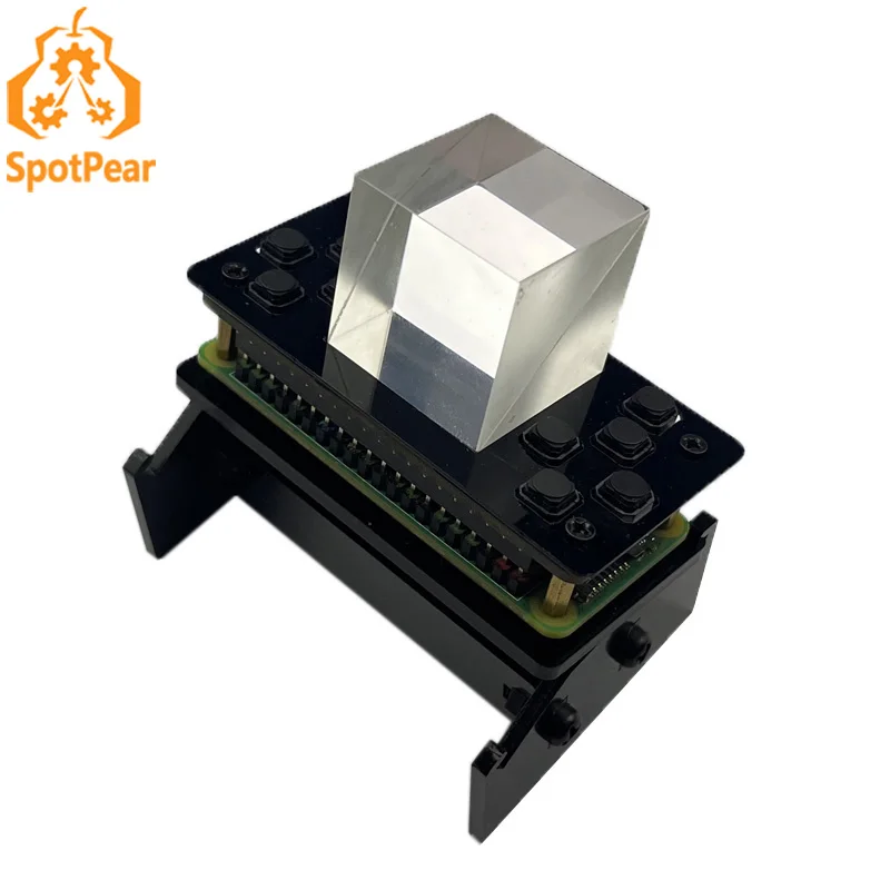 Raspberry pi Lcd 3d Display Transparente Tela de Projetor Holográfico Prisma Refrativo Jogo Mini tv para Raspberry pi Zero - Imagem 5