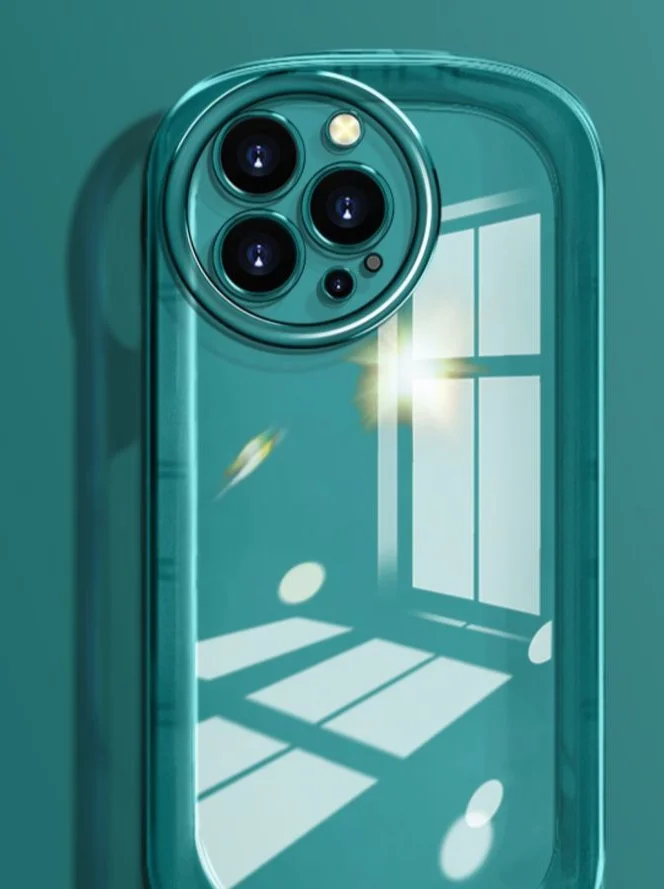 Materiale anti-caduta airbag trasparente adatto per custodia per telefono in silicone morbido da 15 pollici e 14 pollici_voghion.com