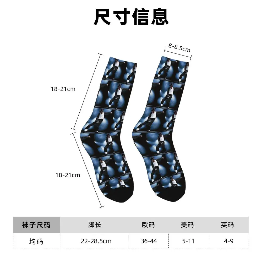 Michael 1984 Grammys Jackson Pop Art Portrait Socks Harajuku Stockings All Season Long Socks Accessories for Unisex Gifts