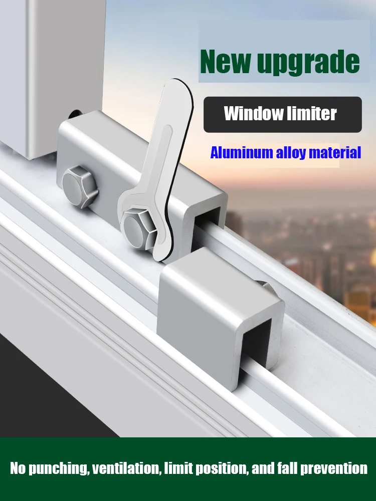Description Picture 3 of itemSliding Sash Stopper Cabinet Locks Straps Doors Security Anti-theft lock Window Sliding Door Baby Kids Child Safety Doors Lock