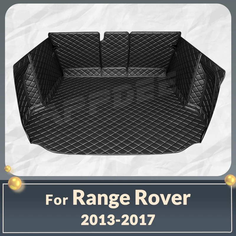

Auto Full Coverage Trunk Mat For Landrover Range Rover 2013-2017 16 15 14 Car Boot Cover Pad Interior Protector Accessories