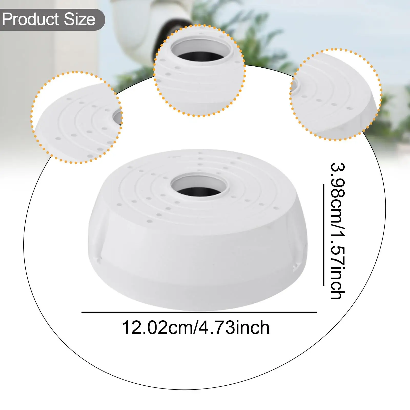 Camera Base Junction Box Camera Mounting Bracket Cable Management for Indoor Camera Base Junction Box Camera Mounting Bracket Cable Management for Indoor
