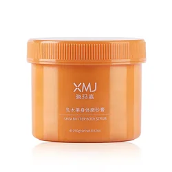 250ml peach body scrub soft skin ice cream peach shea cherry blossom scrub Free shipping
