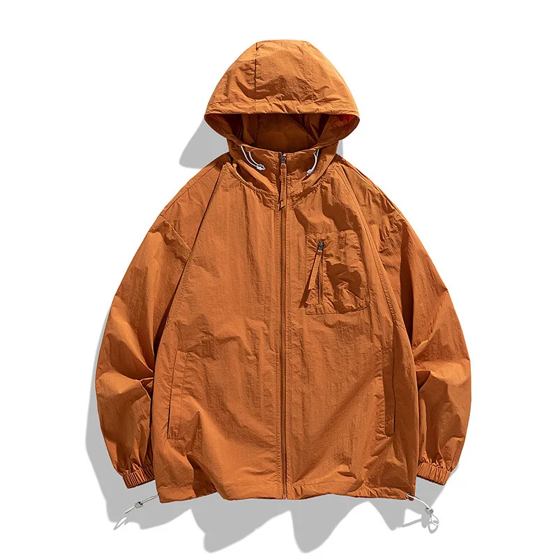 

Новая парная спортивная куртка для активного отдыха, молодежная тонкая летняя Солнцезащитная дышащая повседневная куртка со льдом