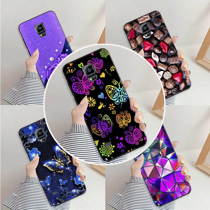 Custodia Morbida In Tpu Per Samsung Galaxy Note 4 N9108 N9100 N910A N910F N910P Cover Posteriore In Silicone Da 5.7 "Per Samsung Note 4 Coque