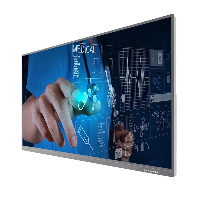 

55" 65" 70" 75" 86" lcd digital advertising monitor,, ultra wide touch screen display