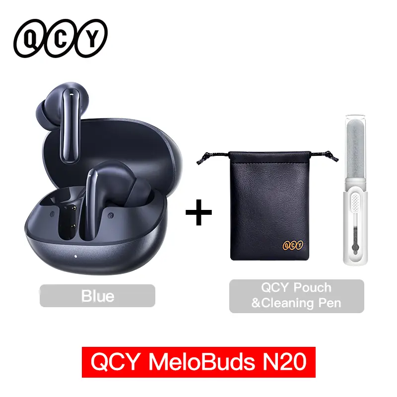 QCY Melobuds N20 HT20 Adaptive Hybrid Noise Cancelling -50dB Wireless  Bluetooth 6.0 Earbud 13mm Drivers 6 Mics HD Call Earphone - Image 20
