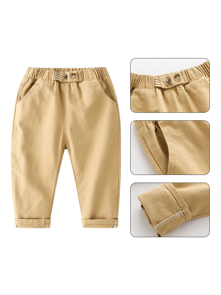Kids Boys Casual Trousers Sweatpants Korean Teen Trousers