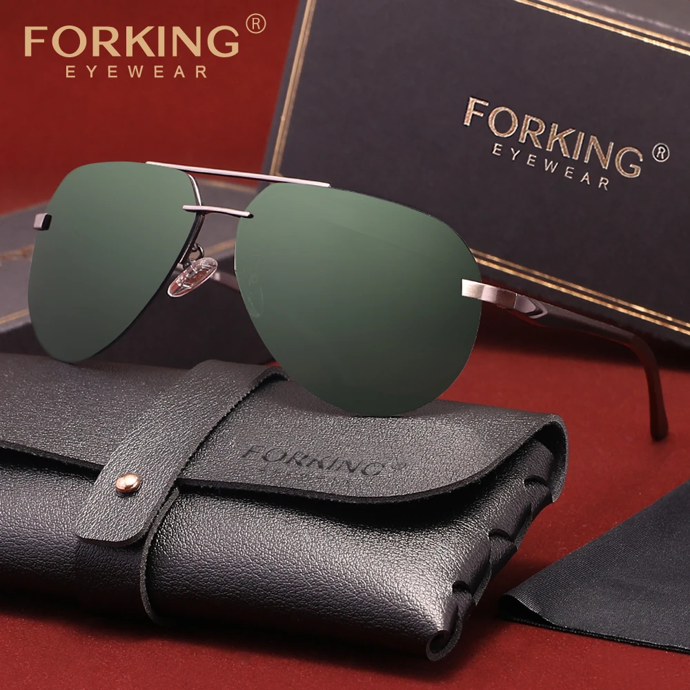 Stylish Polarized UV400 Protective Driving Glasses - Large Frame Fashion Eyewear