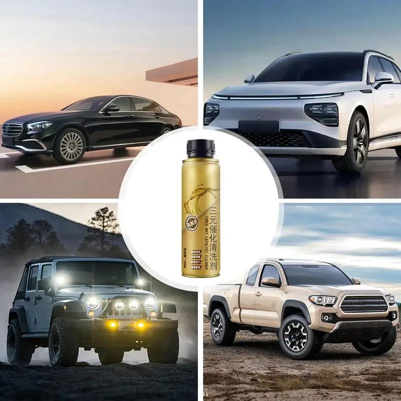 Carbon Cleaner For Car Engine 200ml Catalytic Converter Exhaust Cleaner Professional Car Engine Booster Instant Exhaust