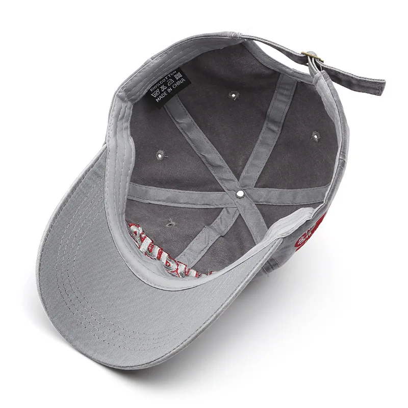 Gewaschene und bestickte Entenzungenmütze für Herren, Outdoor-Mode, Persönlichkeit, Straße, Damen, Sonnenschutz, Baseballmütze – Detail 10