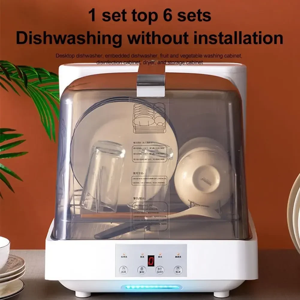 Mini Countertop Dishwasher Household Multifunctional Professional Smart Portable Desktop Table Dishwasher 5