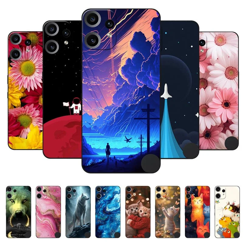 Sleek Black Silicone TPU Protective Bumper Case