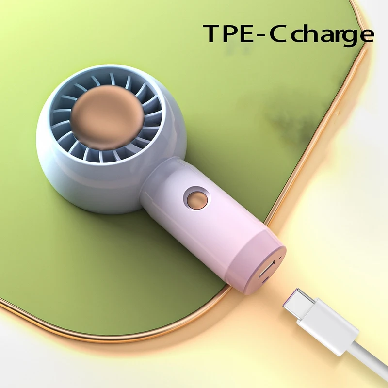Mini Handheld Fan USB Charging Personal Cooling Fan Turbo Portable Aromatherapy Bladeless For Travel Home Office
