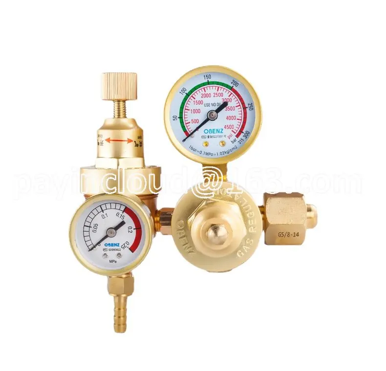 

Argon Meter, OBC-015B Arc Welding Machine Energy Saving Pressure Reducing Valve, Pressure Reducer, Pressure Gauge.