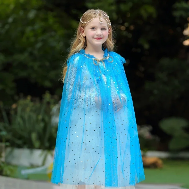 Princess Cloak Girl Princess Cape Cloak Robe Fairy Cape For Kids Costume