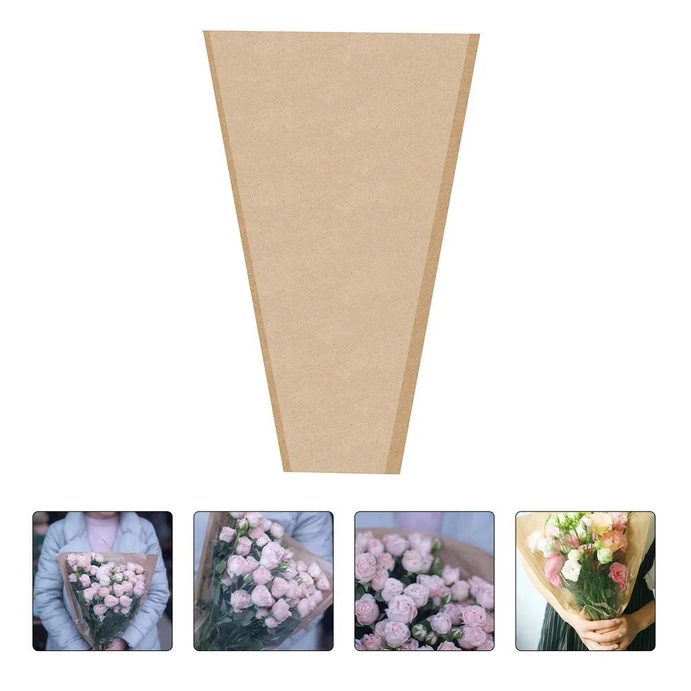 

Flower Bouquet Bag Paper Bouquet Sleeve Flower Wrapping Paper Floral Bouquet Gift Packaging Supplies