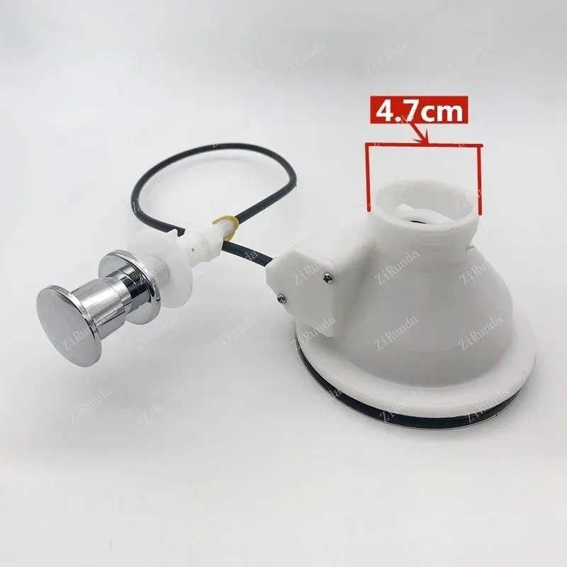 ~Mop pool platform controlled sewer household stainless steel sink platform controlled sewer press switch fittings