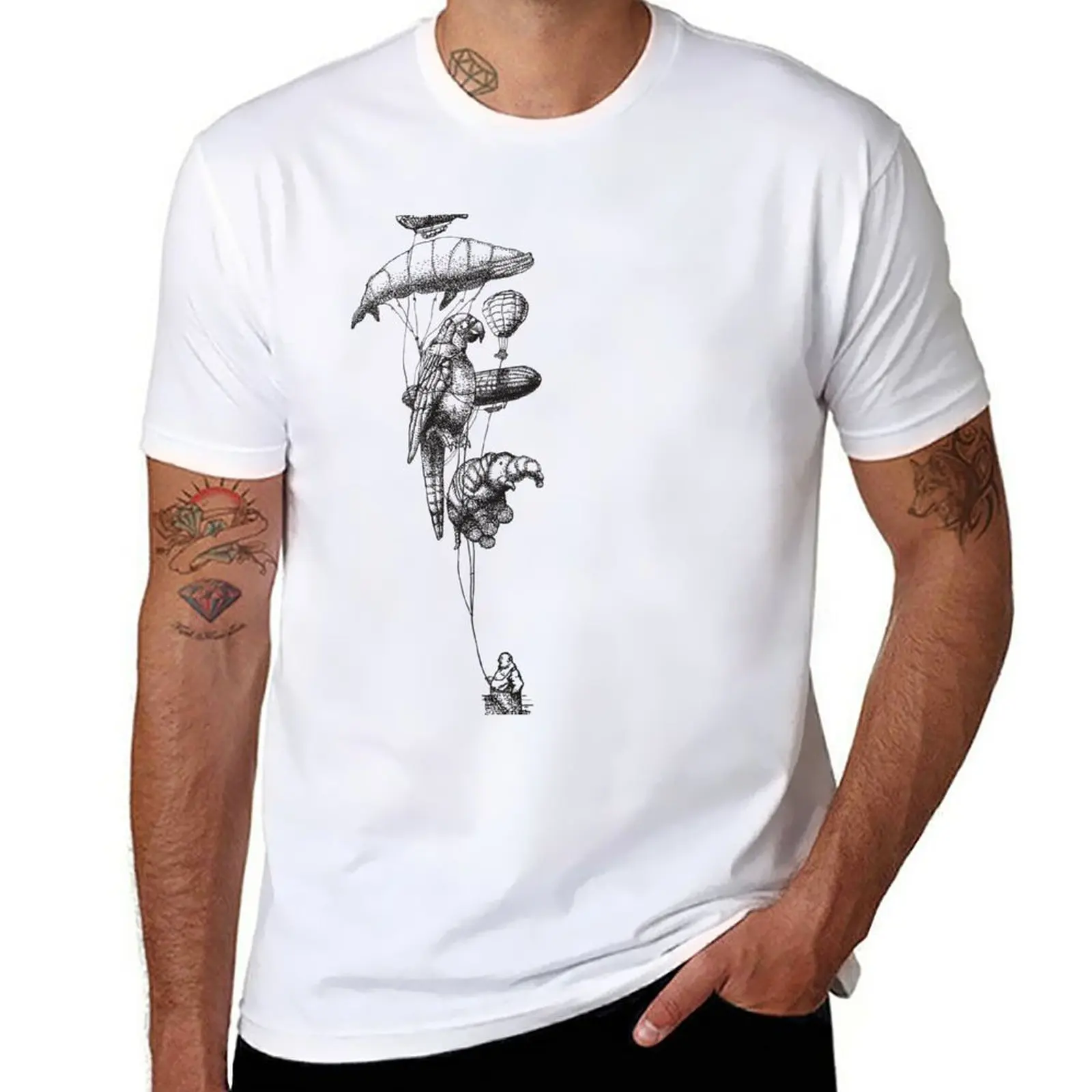 

New The Helium Menagerie T-Shirt sublime t shirt tees T-shirt short mens vintage t shirts