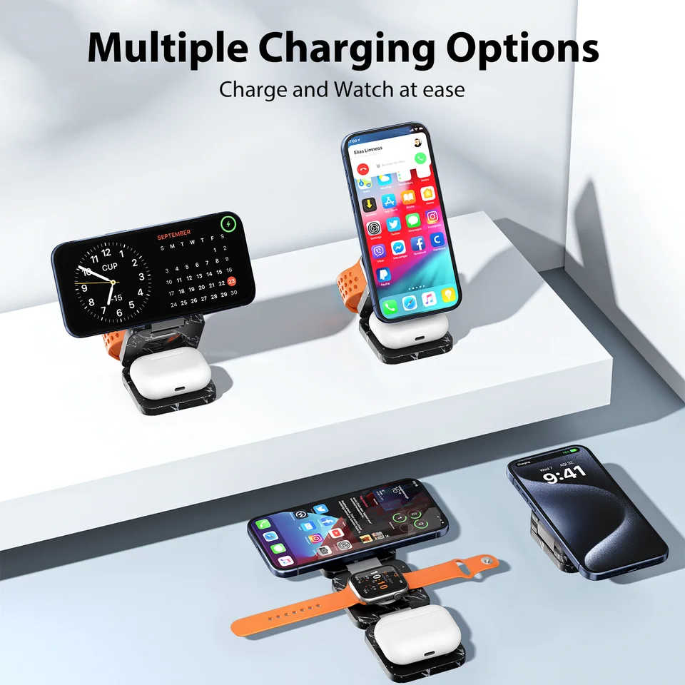 Mag-Safe - Caricatore senza fili per iPhone, 15 W, per iPhone