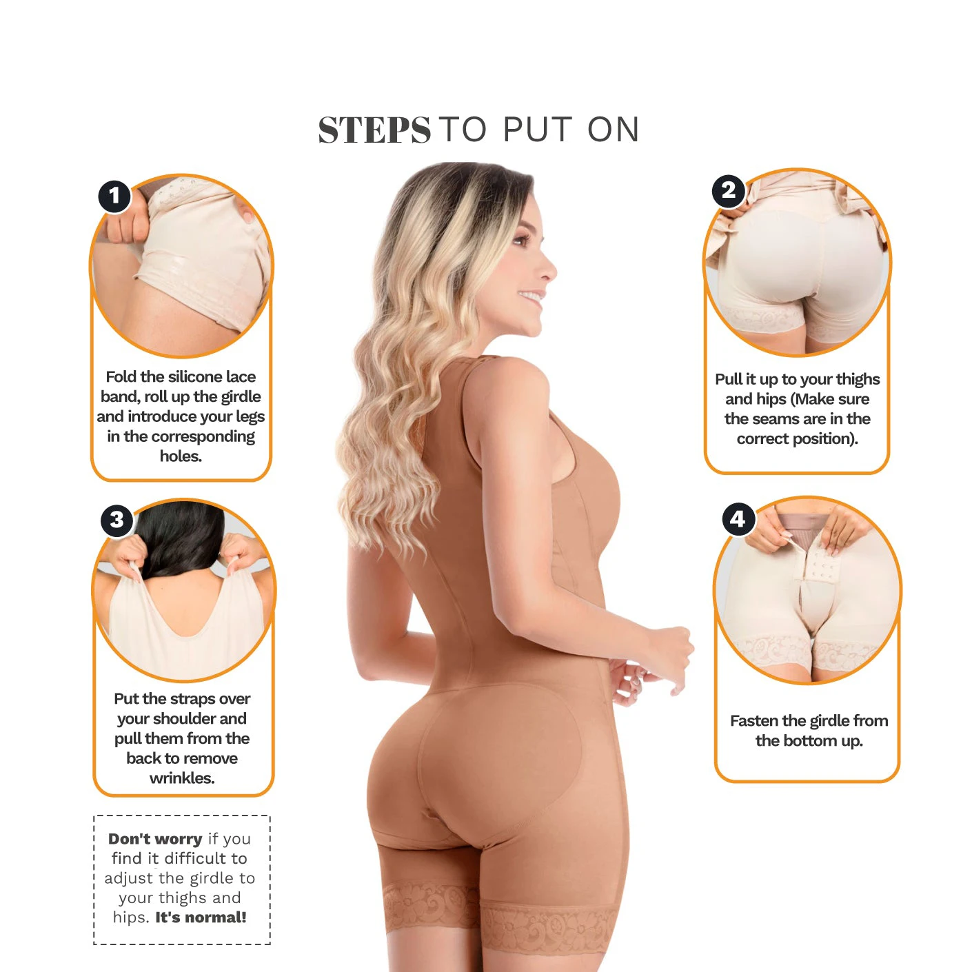 High Compression Full Body Fajas Colombianas Tummy Control Shapewear Fabric for Sensitive Skin Slimming Adjustable Bra Bodysuit