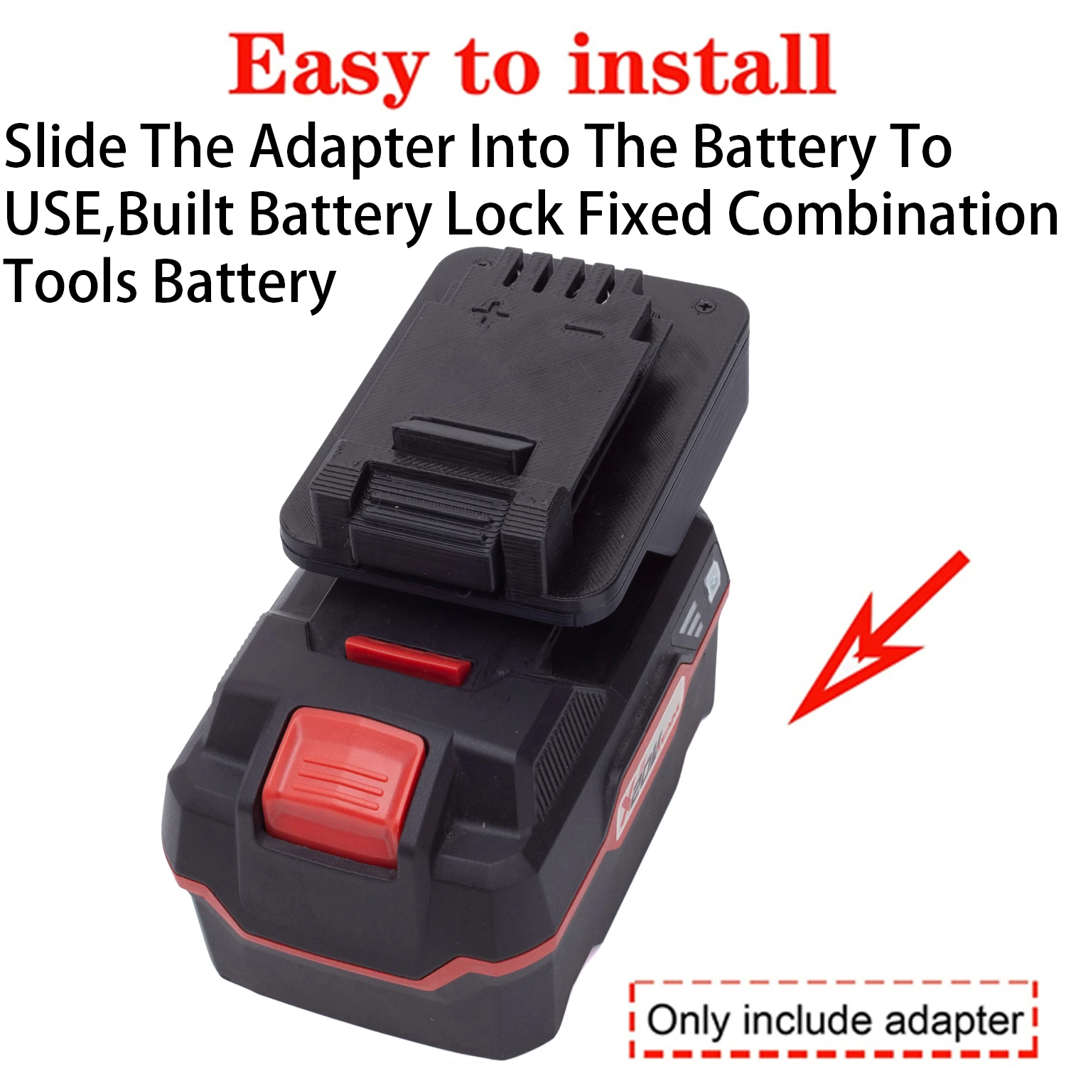 Black+Decker 20V 리튬 이온 도구용 배터리 어댑터 Converetr를 Lidl Parkside X20V 리튬 이온 배터리 어댑터 전동 공구 액세서리로 변환
