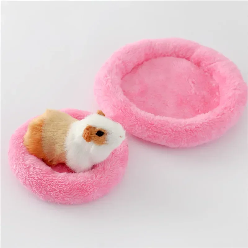 Hamster Nest Mat Small Pet Arctic Velvet Warm Cotton Pad for Hamster Hedgehog Dragon Cat Rabbit Guinea Pig Cage pet sleeping mat,pet cotton nest