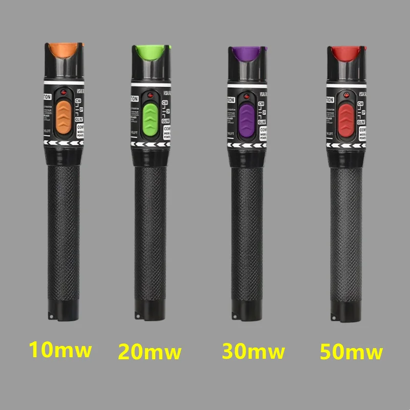 

FTTH Fiber Optic Visual Fault Locator 10/20/30/50 mw VFL Laser Pen SC/FC/ST 2.5mm Interface VFL Optical Fiber Test Tool