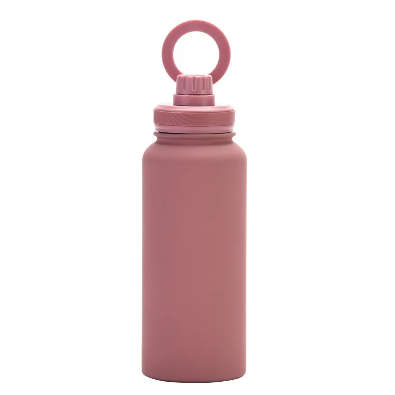 Borraccia Termica 720 Ml In Acciaio Inox Bianca Con Supporto Magnetico Per Telefono – Ideale Per Viaggi, GPS E Videochiamate - 4