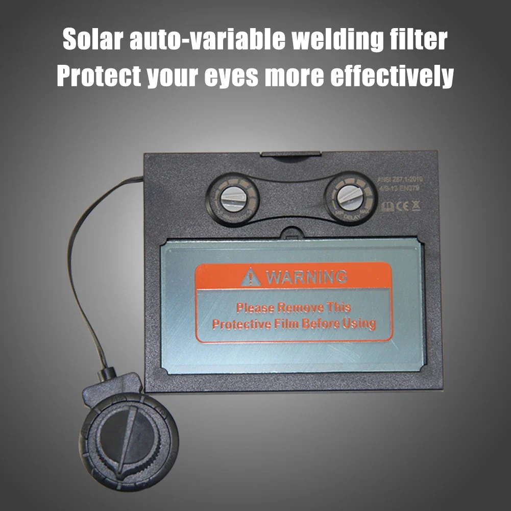 

Helmet Welding Auto Mask Tool Panel Darkening Eye Electronic Solar Protection Glasses Filter Lens Dimming Welder