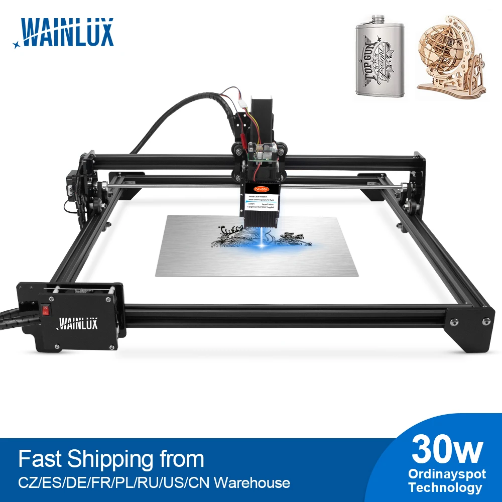 Wainlux Laser Engraver 40w 30w 20w 7w Wood Cutter Master Laser
