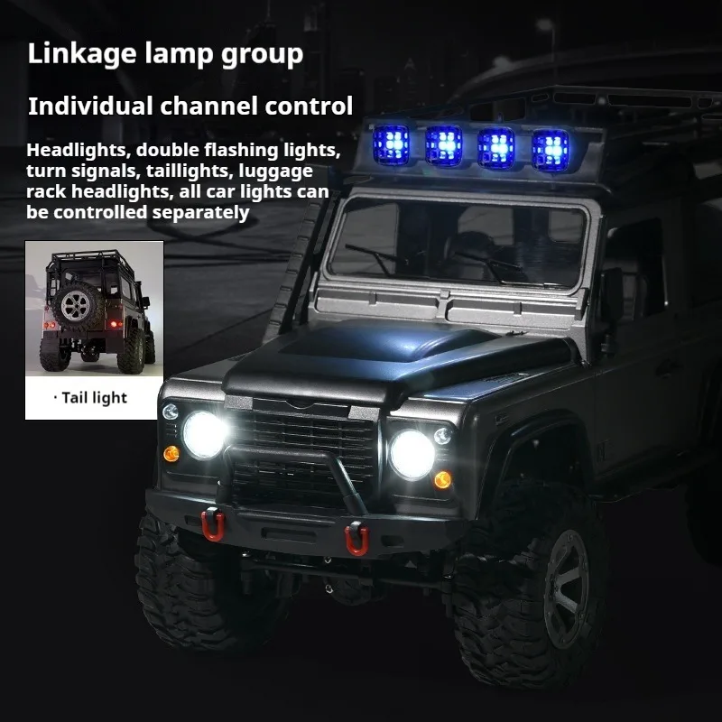 1:12 풀 체중계 4WD RC 자동차, 와이파이 카메라 제어 조명 세트, 핸드 캐리 선물 상자 포함, 2.4g 리모컨 자동차 모델