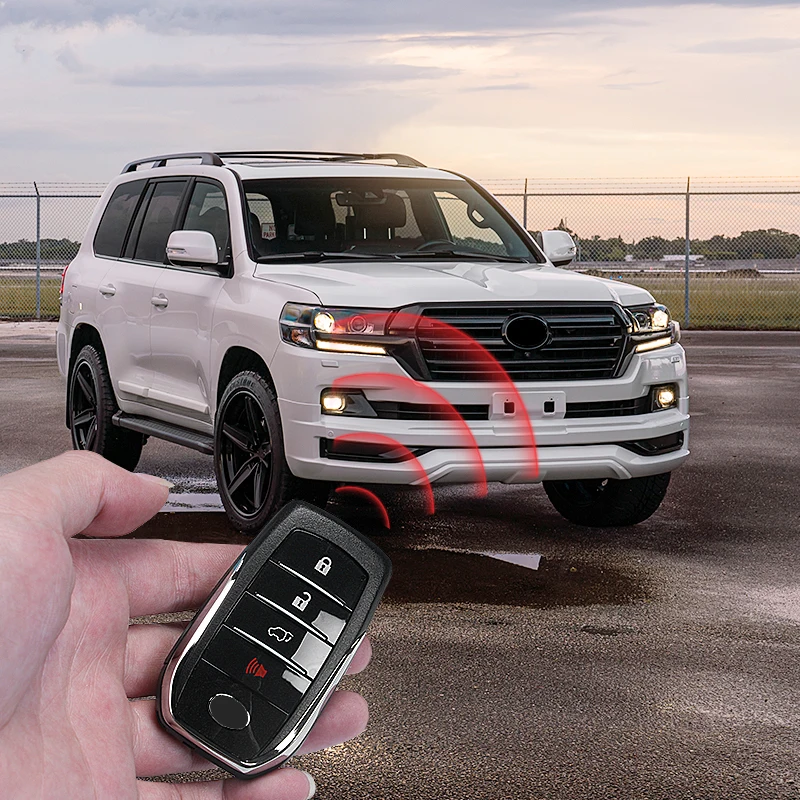 XUKEY Étui à Clés De Voiture Pour Toyota Yaris RAV4, 2 Boutons Boîtier De Télécommande, Étui De Clé De Remplacement Pour Voiture Pour Toyota Yaris Corolla RAV4 Prado Echo Tarago