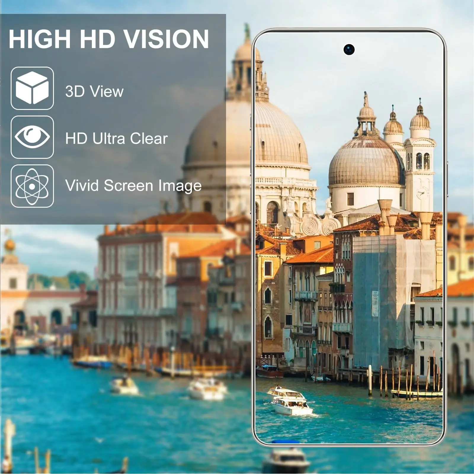 Ultra-Clear Tempered Glass Screen Protector - Premium 9H Hardness, Anti-Scratch, Case Friendly