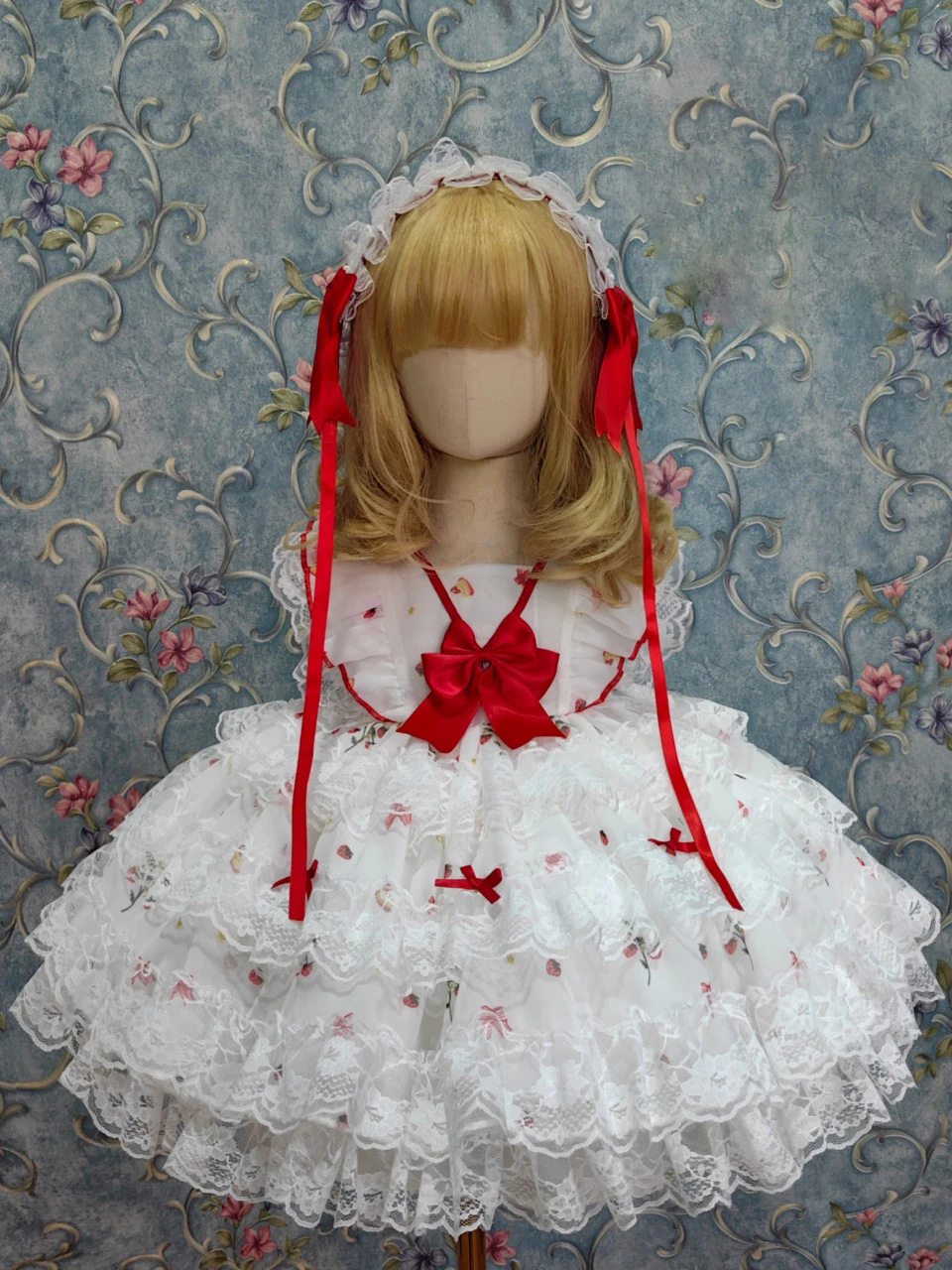 Exclusive creation Baby Summer Spanish Lolita Princess Ball Gown white Lace bowknot sundress Birthday Party Evening dress