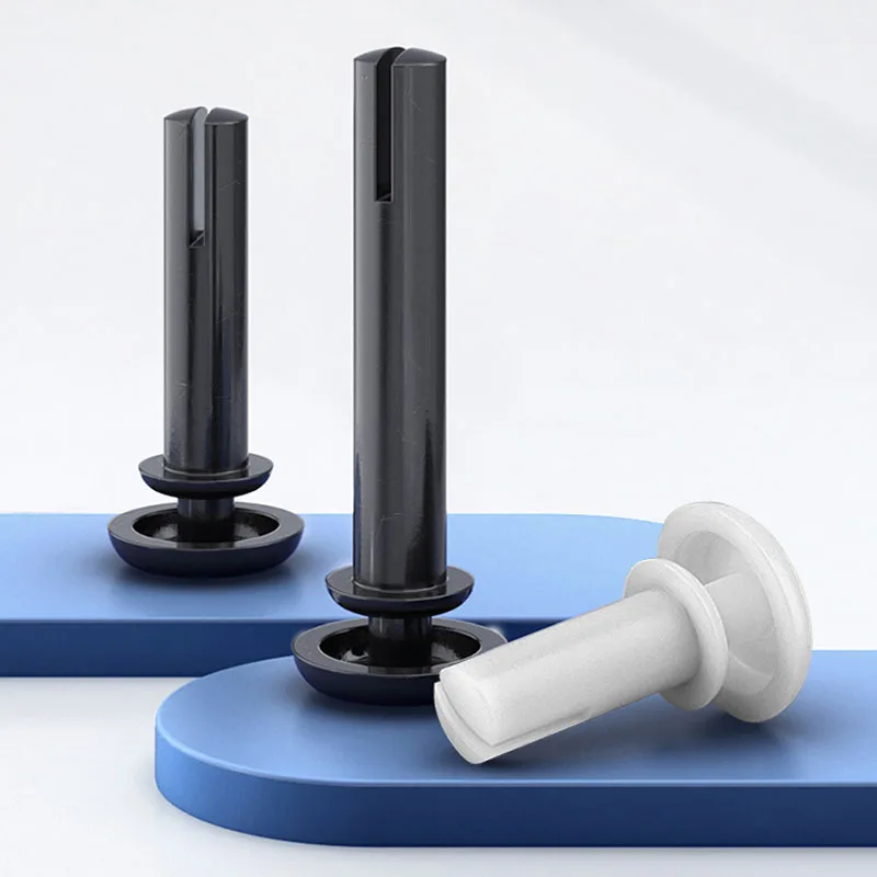 

10 шт., черные нейлоновые заклепки