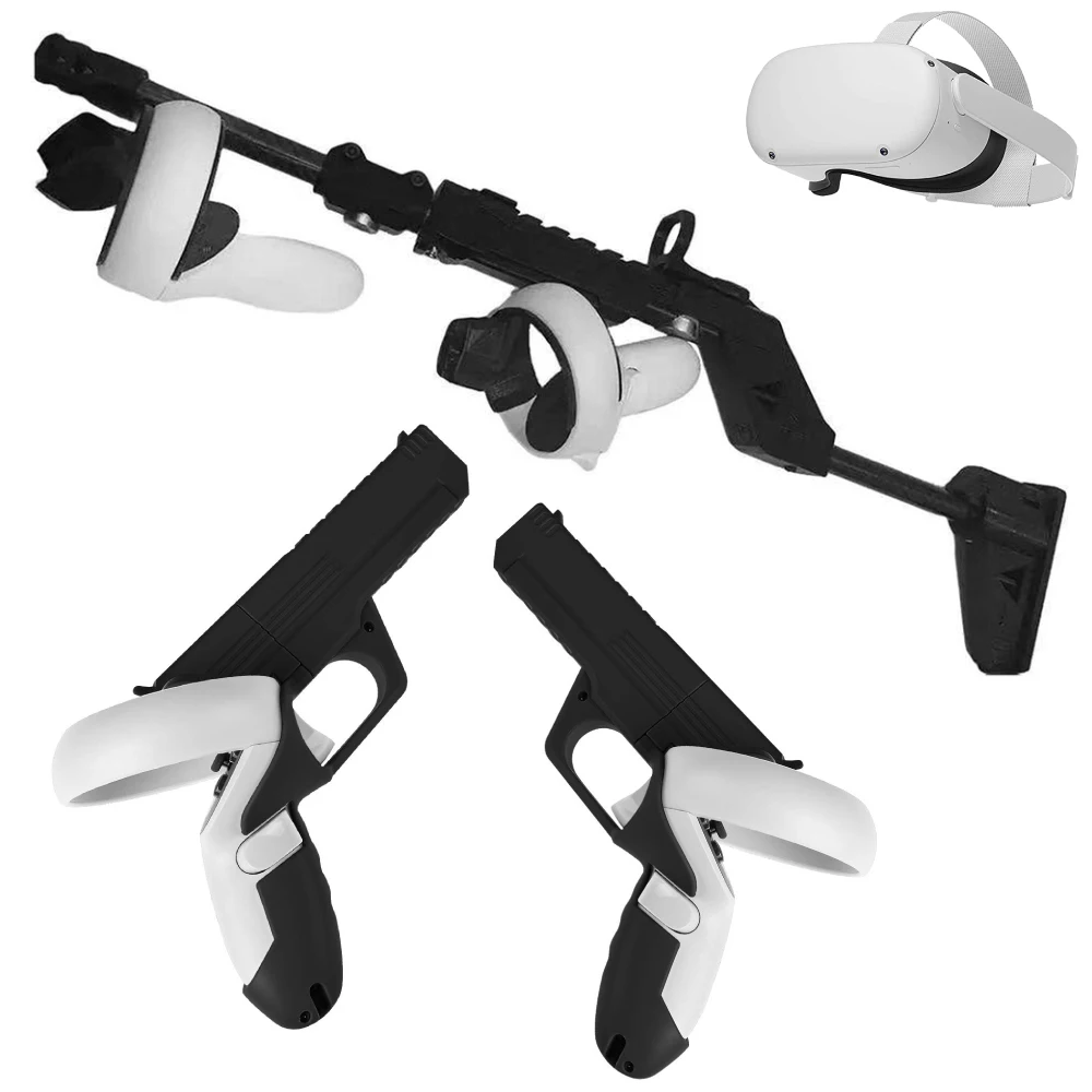 For Oculus Quest 2 Gun Stock Enhanced FPS Gaming Experience Pistol Whip VR Game Gun Case
