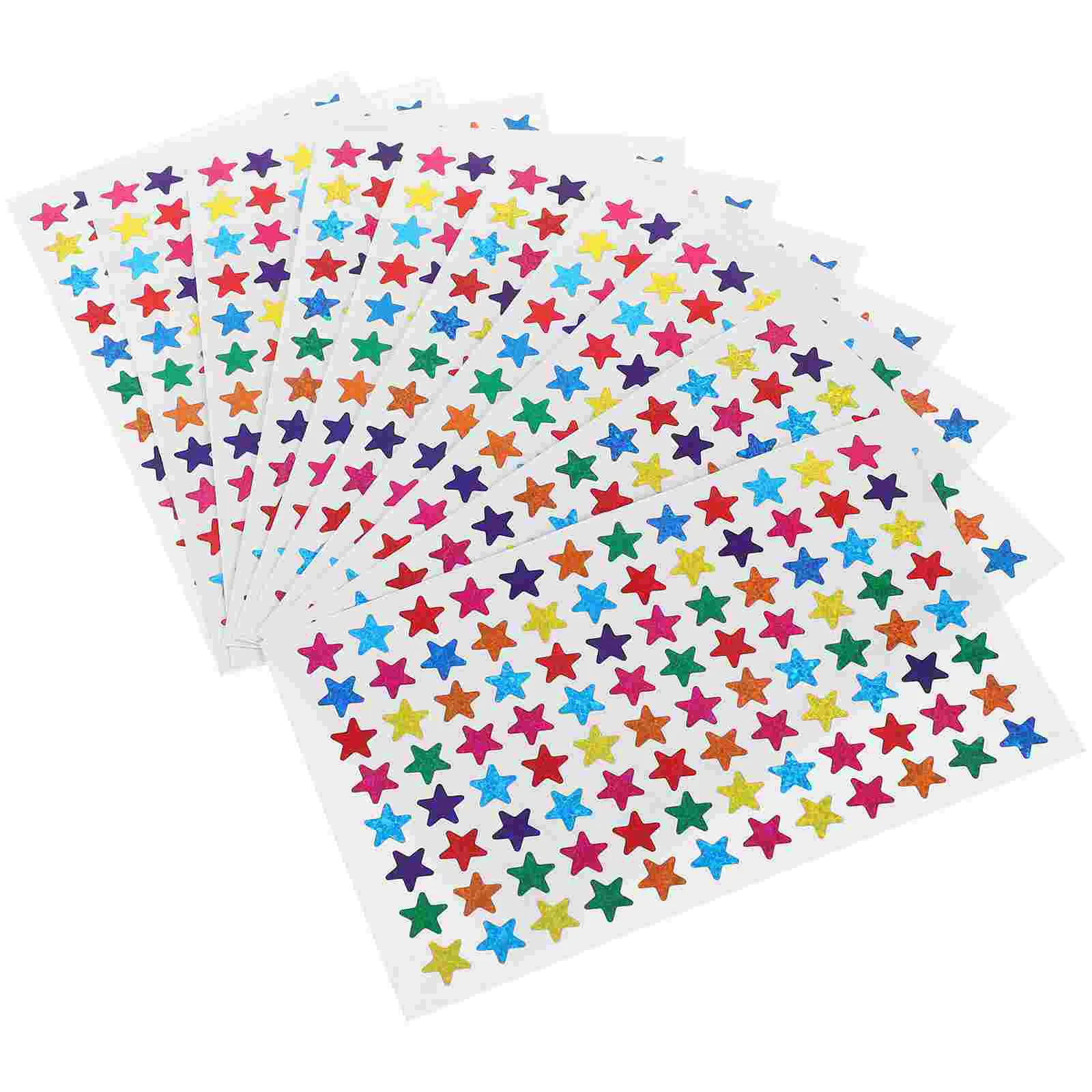 

Pack of 960Pcs Self Adhesive with Assortedf Colors 1 Shiny Star Stickers for Kids Students Teaching Supplies for