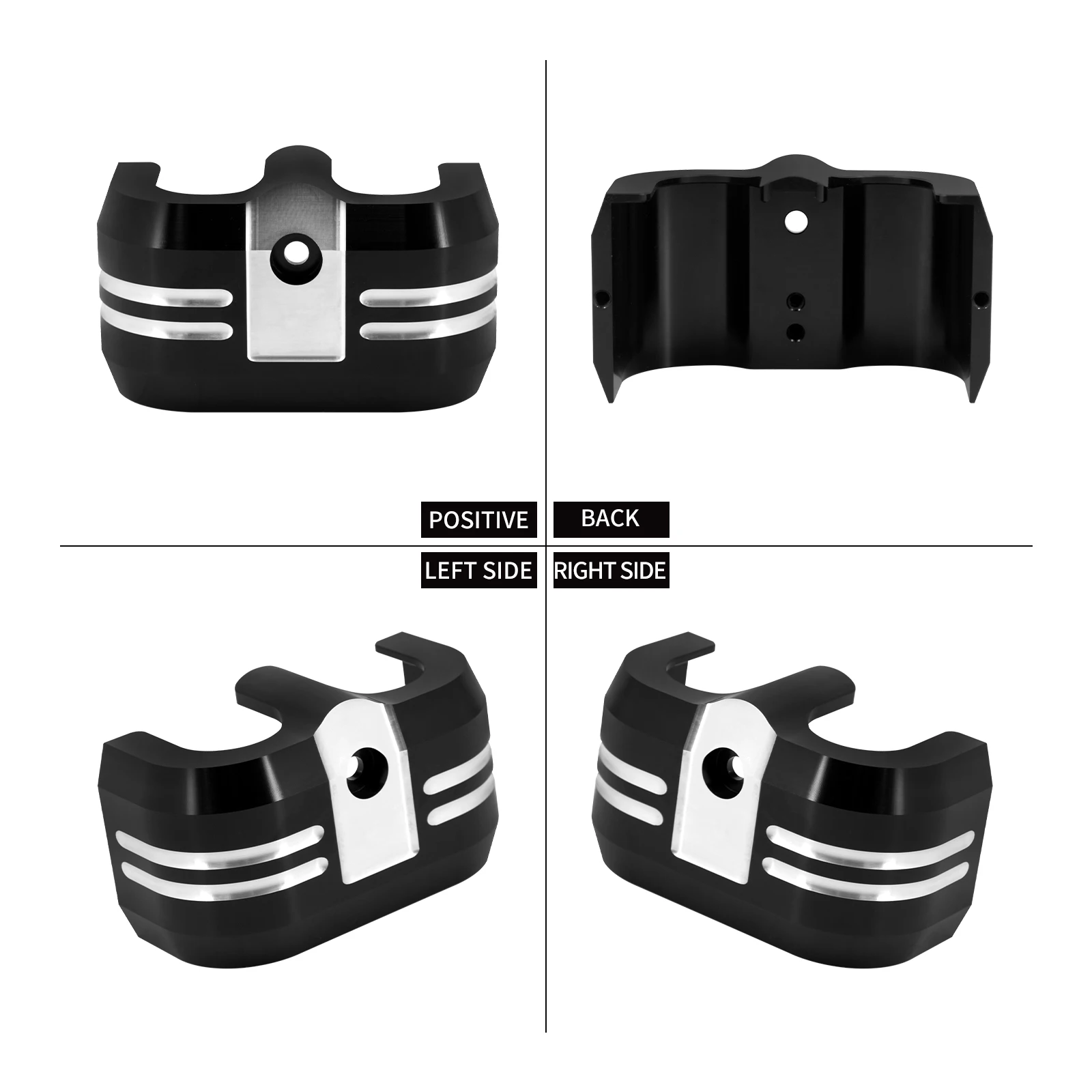 オートバイ用イグニッションコイルカバー,クロームトリム