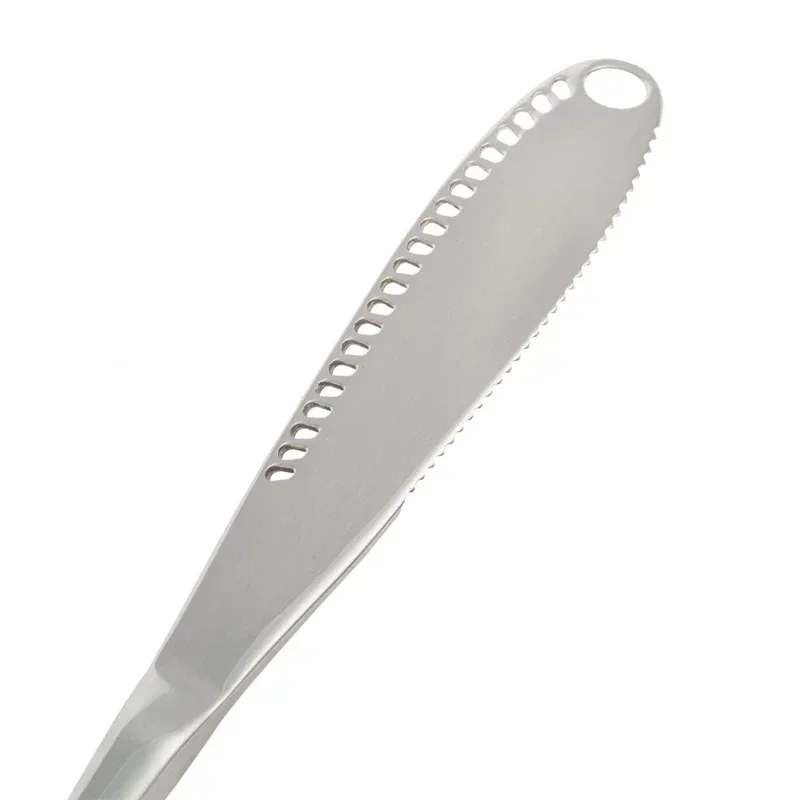 1 PC Butter Knife Holes Cheese Stainless Steel Jam Knife Cutlery Toast Wipe Cream Bread Cheese Knife Kitchen Tools