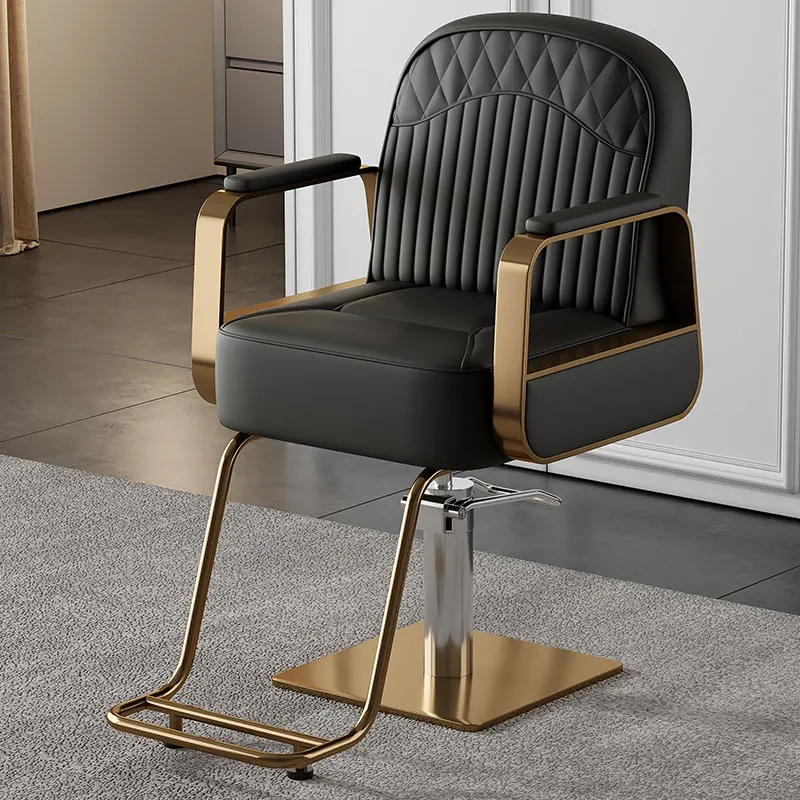 

Cosmetic Barber Chairs Manicure Professional Metal Stylist Aesthetic Salon Barber Chairs Stool Silla Giratoria Luxury Furniture