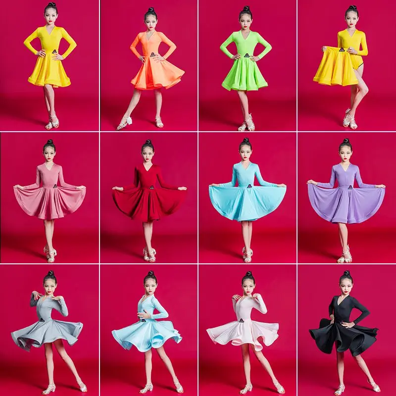 Latin dance training clothes girls performance clothes latin dance dress women suit dance dress