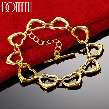 DOTEFFIL-pulsera de plata para mujer 2