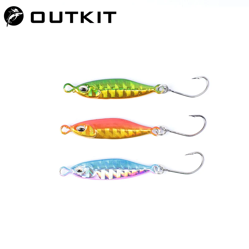 Neue Mini Angeln Locken 3,2 CM 5g Löffel Metall Köder Spinnerbait Minnow Kleine Fisch Einzigen Haken Jig Stream forelle Winter Eis – Detail 1