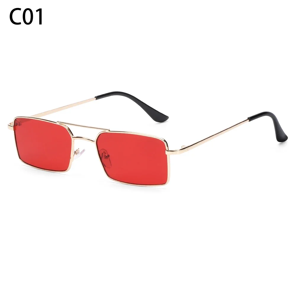 Retro Chic Unisex Polygon Sunglasses with Colorful UV400 Protection