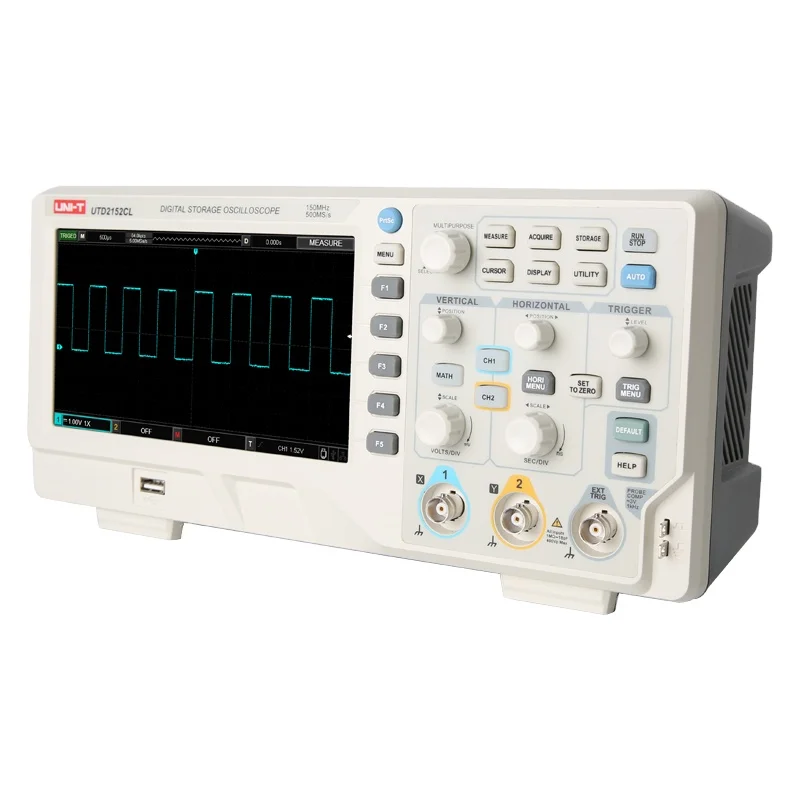 

UNI-T UTD2152CL Dual Channel Digital Storage Oscilloscope Industrial/Laboratory Electronic Measuring Instrument