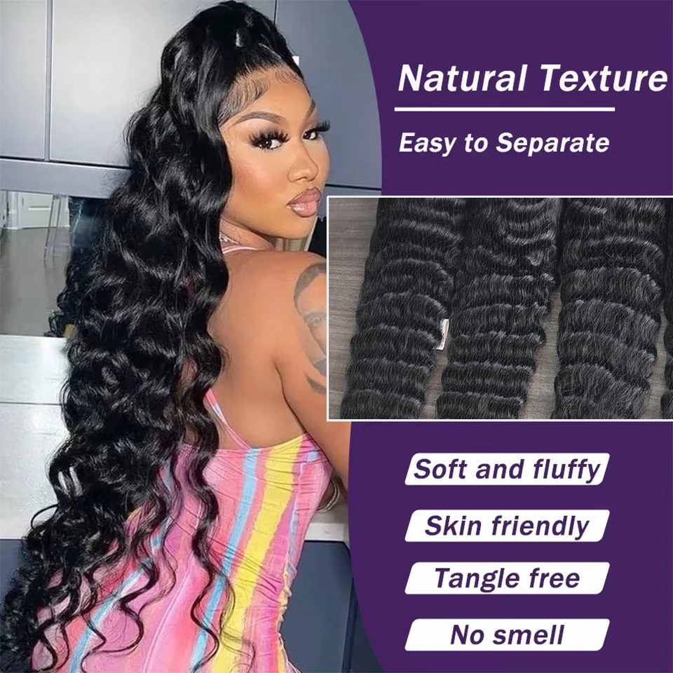 Loose Deep Wave 4X4 6x4 Glueless Wig Human Hair Ready To Wear 13x6 13X4 Lace Front Wigs Deep Curly Preplucked Hairline Pre Cut human hair wig,lace front wig,human hair wigs,front lace wig