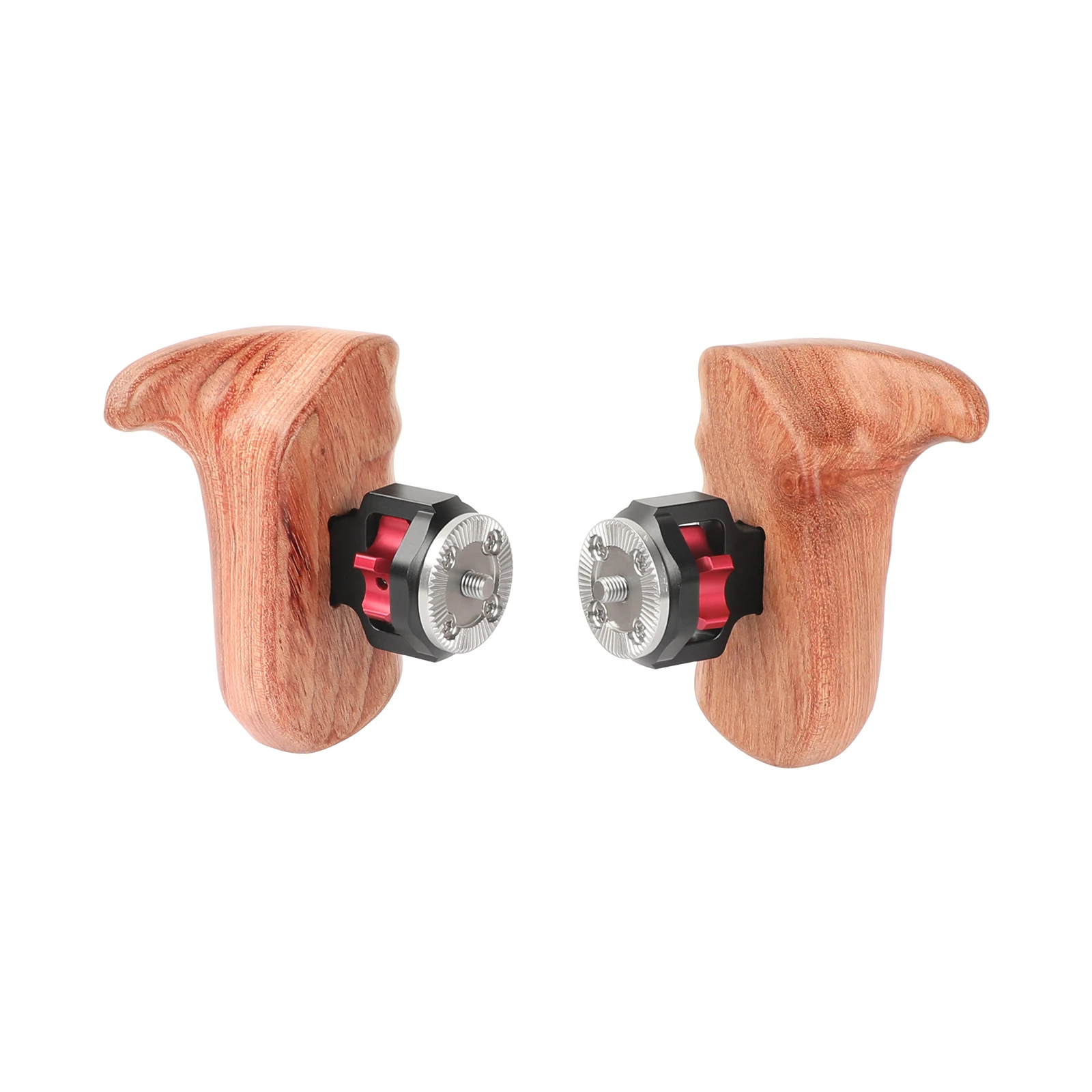 Universal Wooden Handgrip with ARRI-Style Rosette M6 Male Connection Mount For C