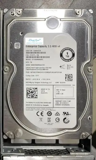 

Для 1TB 7,2 K SAS 3,5 12G ST1000NM0005 0GWD7D GWD7D